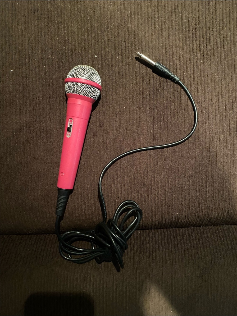 Pink plug in Microphone